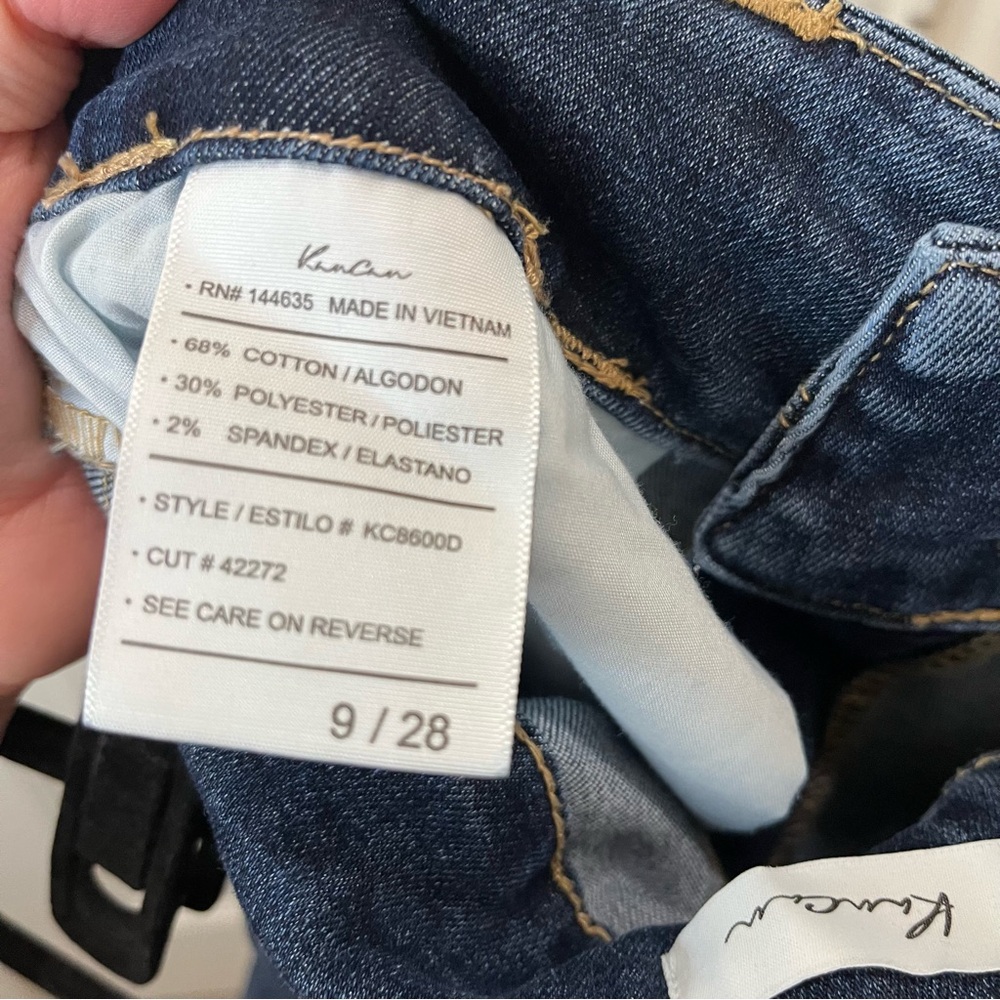 KanCan Dark Blue Flare Jeans - Picture 9 of 10